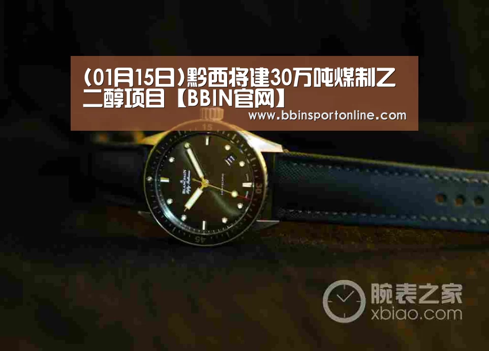 (01月15日)黔西将建30万吨煤制乙二醇项目【BBIN官网】(图1) BBIN电竞